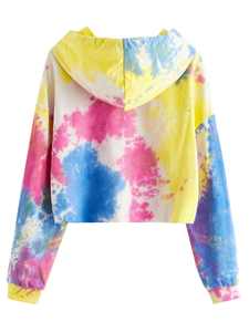 Sudadera con Capucha de Punto, Informal, Estampada, para Parejas, Manga Larga, Transpirable, Diseño Invernal, Poliéster/Algodón, Simple y Holgada - Product Image 3