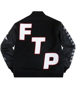 Veste universitaire, veste bomber en cuir, corps en laine, manches en cuir, veste pour homme, grande taille, OEM 2024, vente en gros, fabriqué au Pakistan - Product Image 3