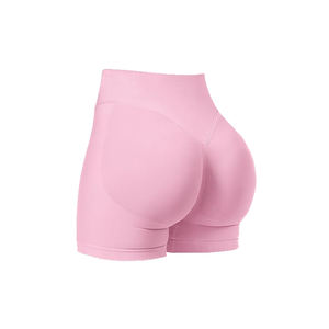 2025 Trendy Custom <b>Gym</b> <b>Shorts</b> Sports Fitness Workout Yoga Solid Color and Sublimated Plus Size Made of Spandex/Nylon - Product Image 6