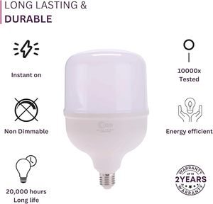 Levin 40 wát LED bóng đèn mát ánh sáng ban ngày 6500K năng lượng hiệu quả Ra80 3650 <span class=keywords><strong>lumens</strong></span> lâu dài 2-năm bảo hành khu dân cư - Product Image 3