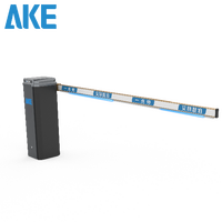 Barrière de contrôle d'accès AKE avec bras de levage, reconnaissance faciale, code QR, anti-collision, en alliage d'aluminium, contrôle d'accès des véhicules, IP54