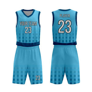 Camisetas de baloncesto personalizadas, ropa de equipo con logotipo sublimado, tela de malla transpirable para jóvenes, ajuste cómodo y duradero para partidos - Product Image 6