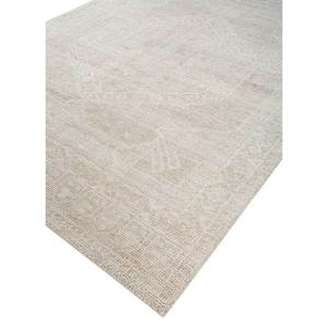 Alfombra de Lana Anudada a Mano Jaipur Rugs ZA WR-1542 Color Tomillo Marfil con Patrón Geométrico para Decoración de Sala de Estar y Pasillo - Product Image 2