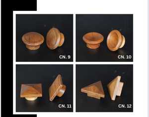 ลูกบิดไม้ทันสมัยอเนกประสงค์สำหรับห้องนอนตู้ลิ้นชักตู้เสื้อผ้าห้องน้ำห้องครัวห้องนั่งเล่น - Product Image 5