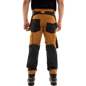 กางเกงคาร์โก้ผู้ชายคุณภาพสูงแบบขายส่ง OEM ดีไซน์ยอดเยี่ยม ระบายอากาศได้ดี ผลิตจากผ้าแคนวาสแบบกำหนดเอง - Product Image 5