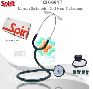 Stéthoscope d'étudiant à double tête de haute qualité avec source d'alimentation manuelle conçue avec précision - Product Image 3