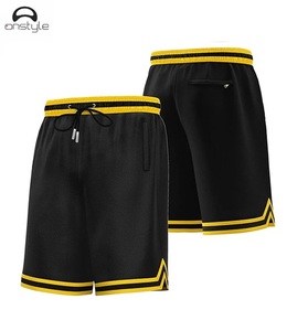 Short décontracté pour homme en coton tissé de haute qualité, respirant, coupe-vent, écologique, à motif uni, avec cordon de serrage, idéal pour la course et la gym - Product Image 3