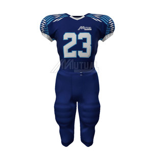 Uniforme de fútbol americano de alta calidad para hombres, ropa deportiva transpirable con mangas cortas, conjunto de gran venta - Product Image 1