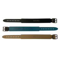 Bracelet intelligent en cuir italien écologique avec logo personnalisé, art populaire, puce RFID, impression numérique, bracelets promotionnels