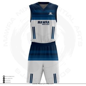 Uniforme de basket-ball sublimé de haute qualité pour l'été, taille plus, numéro d'équipe personnalisé imprimé, 100% polyester, évacuation de l'humidité, séchage rapide - Product Image 2