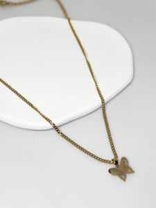 MOONRIVER Collar Minimalista de Perlas de Doble Capa para Mujer para Bodas Fiestas Románticas Joyería de Acero Inoxidable-Verano - Product Image 2