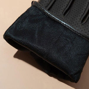 Gants de moto en cuir pour homme, sur mesure, de haute qualité, respirants, doublés de laine, coupe-vent, chauds, pour l'extérieur - Product Image 3