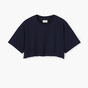 Gran oferta, ropa de gimnasio con hombros caídos, camiseta recortada para mujer, ropa de calle atlética de secado rápido de alta calidad, Tops del fabricante BD - Product Image 1