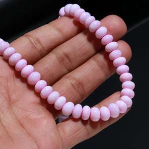 Meilleure vente collier en argent sterling pour femme perles de pierres précieuses opale lavande rose vif beaux composants de fabrication de bijoux - Product Image 2