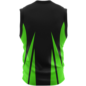Maillot de basket sans manches 100% polyester pour unisexe, couleurs et logo personnalisés, prix de gros, service ODM personnalisé - Product Image 2