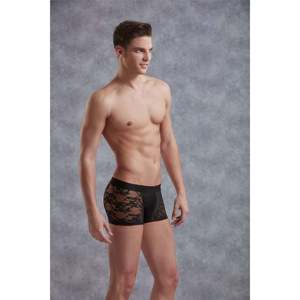 นักมวยรุ่น Doreanse Siyah Dantelli Mini Paça Transparan 1952