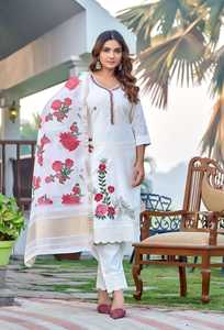 Unique <strong>Design</strong> Fashionable Chinon Silk Sharara Suit with Soft <strong>Net</strong> Luxury Work <strong>Dupatta</strong> Available at Affordable Price