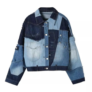 Chaqueta Vaquera Personalizada para Hombre, Invierno, al por Mayor de Fábrica, Impermeable, Cortavientos, Transpirable, Relleno de Algodón Suave, Lavado Vintage, OEM/ODM - Product Image 6