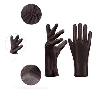 Guantes de Moda Hechos a Medida con Material de Cuero de Primera Calidad, Logotipo con Impresión, Guantes de Cuero de Alta Calidad para Mujer - Product Image 3