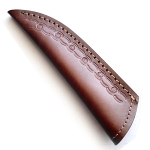 Funda de cuero de artesanía fina hecha en fábrica de alta calidad para cuchillos de hoja de 4 pulgadas - Product Image 1