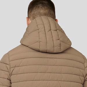 Chaquetas acolchadas de nailon para hombre de High Street de Pakistán, cuello levantado, cierre de cremallera, decoración de botones, precios de invierno a prueba de viento - Product Image 4