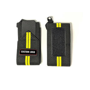 Bandes de poignet isolantes extra longues et résistantes pour femmes Power Hint pour l'entraînement musculaire, antidérapantes, en polyester et coton, couleur personnalisée - Product Image 2