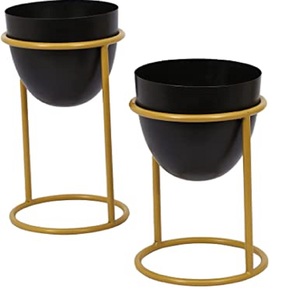 Venta caliente de 3 piezas de aluminio Natural Maceta Juego de jardín Maceta al aire libre Muestra Home Hotel Tarifa al por mayor disponible - Product Image 2