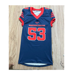 25 Nouveaux maillots de football américain respirants personnalisés en sublimation pour équipes, maillots d'université des Eagles, uniformes de football américain sur mesure - Product Image 1