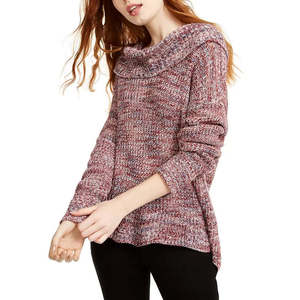 Cardigan da Donna American Rag Juniors' con Collo a Cappuccio e Bottoni Decorativi, Traspirante, Rosso, Taglia S, per Autunno Inverno - Product Image 1