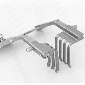 法国型号带铰链臂和六个刀片的椎板切除术牵开器套装非磁铁不锈钢制造商