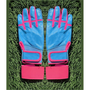 Gants de frappe de baseball de qualité professionnelle, en cuir respirant, ajustement amélioré, adhérence accrue pour les joueurs jeunes et adultes - Product Image 1