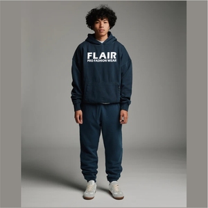 Sudadera con Capucha Extra Grande de Algodón de Alta Calidad, Diseño de Hombros Caídos con Estampado Puff de Alto Peso, Calidad Premium para Hombre - Product Image 2