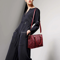 Gros sac à main nouvelle tendance pour femmes Cuir PU Grand sac à bandoulière marron pour dames & Sac à main en cuir véritable