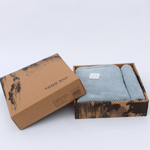 Toalla de Microfibra Estilo Japonés con Diseño de Cuadrícula de Pino, Juego de 2 Toallas de Baño, Secado Rápido, Suaves y Absorbentes, Caja de Regalo para Hotel, <span class=keywords><strong>Onsen</strong></span>, Hogar - Product Image 6