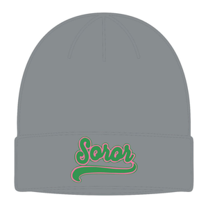 Polo Soror Gris Acero 08, Camiseta de Sororidad Griega para Mujer, Rosa y Verde, Estilo Universitario, Informal y Elegante - Product Image 5