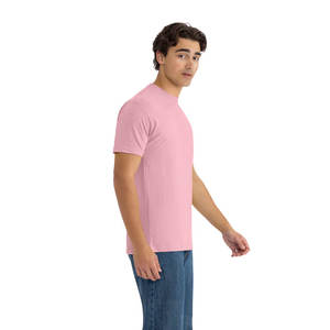 T-shirt classique unisexe For Level 6210 léger 100 % coton, personnalisable avec logo, rose clair, respirant et écologique - Product Image 6