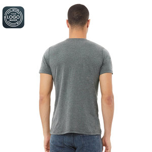 Camiseta de Hombre, Estampado en Serigrafía, Lisa, Manga Corta, Ajustada, de Alta Calidad, 100% Algodón Orgánico, Camiseta al por Mayor para Hombre - Product Image 3