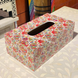 Caja de pañuelos MDF hecha a mano, pegatina de bajo precio impresa, directamente del fabricante de la India - Product Image 5