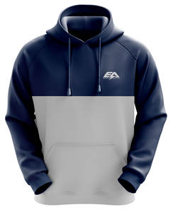 Sudadera con capucha de poliéster y algodón de alta calidad para hombre personalizada XL talla grande DIY logotipo OEM tela de calidad impresa con cuello con capucha - Product Image 3