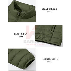 แจ็กเก็ตขนเป็ดน้ำหนักเบาสำหรับผู้ชายเสื้อโค้ทผ้าควิลท์กันลมกันน้ำกันลมใส่เล่นสกีเดินป่าออกแบบได้ตามต้องการ - Product Image 5