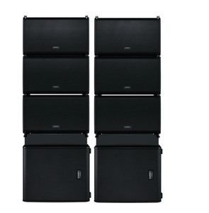 Système de sonorisation actif Line Array 400W 12 pouces et caisson de basses amplifié LS118 4000W 18 pouces pour montage au sol - Product Image 2