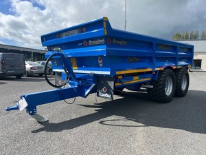 Broughan 14 Tonne Dump Farm <b>Trailer</b> with 560 <b>Wheels</b> Air & Hydraulic Brakes for Tractor Use Core Axle & Tire Components - Product Image 2