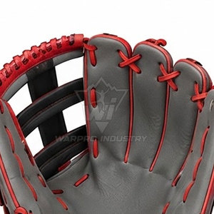 Gants de baseball à doigts entiers Comfort Fit, mitaines de fielding durables en cuir léger, pour lanceur droitier, unisexe, solides pour la première base - Product Image 6