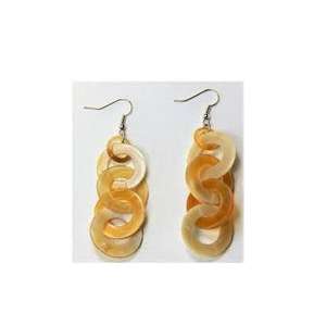 Handmade 100% Premium Quality Natural Buffalo Horn <b>Earrings</b> Eco-Friendly Natural Crafts - Product Image 1