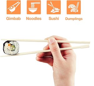 Palillos de Sushi Desechables de Bambú Ecológicos de Alta Calidad al por Mayor de 20 cm - Product Image 2