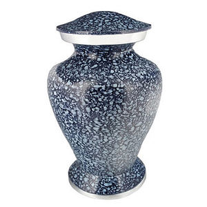 Nouvel arrivage Urne funéraire intérieure en métal massif de conception royale avec bordure et finition faites à la main pour les cendres pour adultes - Product Image 2