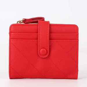 Petit sac à cartes exquis avec fermeture éclair longue, portable et multifonction, design unisexe - Product Image 6