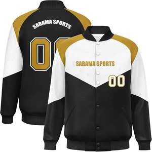 Chaqueta Universitaria Personalizada de Invierno con Letras Bordadas, Chaqueta Varsity Vintage con Parches de Chenilla y Logotipo Bordado para Hombre - Product Image 1