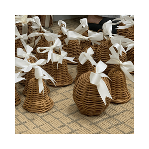 2024 Best Seller Rotin Cloche Décoration Bonhomme De Neige Festival De Noël Ornements De 99GD Vietnam-Noël Mignon Décoration Cadeau - Product Image 4