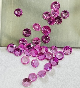 Zafiro Rosa Natural de la Mejor Calidad, 100% Natural, Talla Redonda de 5x5 mm, Gema Suelta para Hacer Anillos y Astrología al Mejor Precio - Product Image 4